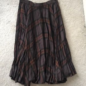 Long plaid Skirt